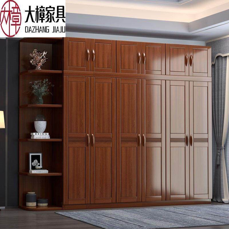 胡桃木中式实木衣柜卧室家用对开门四五六门衣橱木质轻奢整体衣柜,金属材料及制品,金属加工件/五金加工件,淘宝优惠券,粉丝福利购,淘宝优惠卷