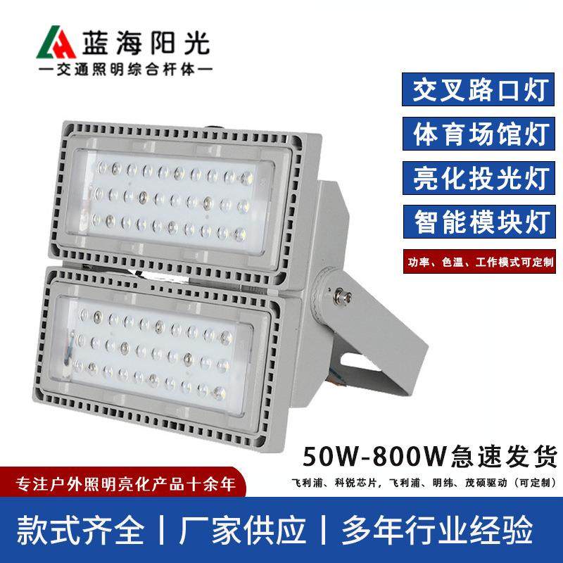 led模组投光灯户外高杆灯500W室内外广场照明路灯LED户外防水