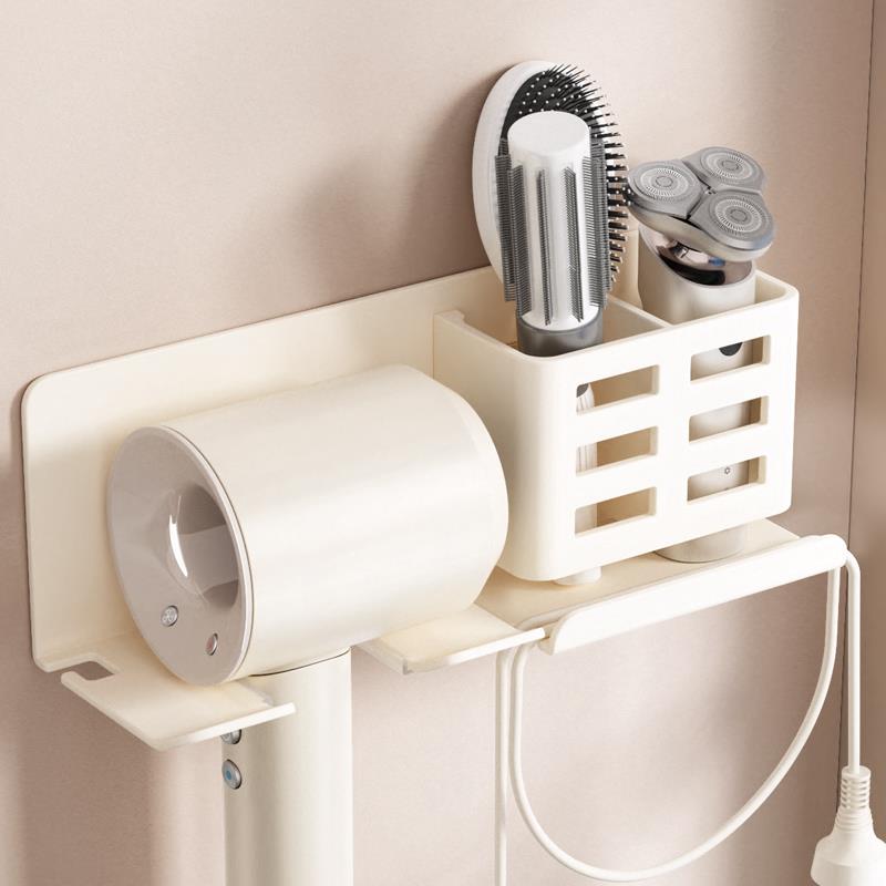 吹风机置物架免打孔浴室挂架徕芬风筒收纳架卫生间壁挂吹风机支架