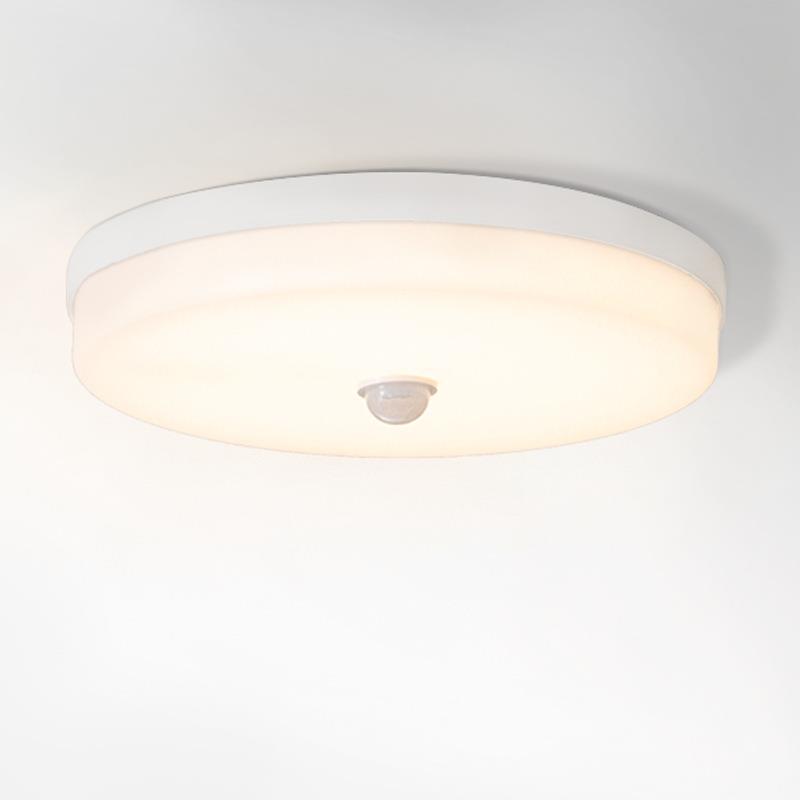 亚马逊热销LED超薄吸顶灯圆形人体感应灯无边框高亮明装面板灯36W