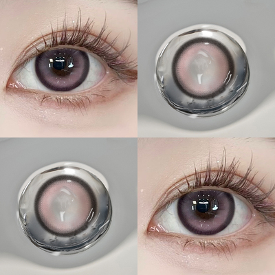 JON黑粉色美瞳半年抛正品大小直径大锁边混血感隐形眼镜旗舰店Z