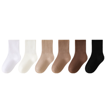 俞兆林儿童袜子春秋纯棉运动防臭