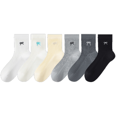 袜子女士中筒袜夏季薄款