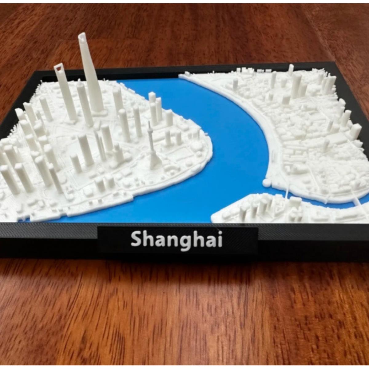 上海微缩城市模型3d打印摆件装饰礼品礼物客厅办公桌面创意桌搭