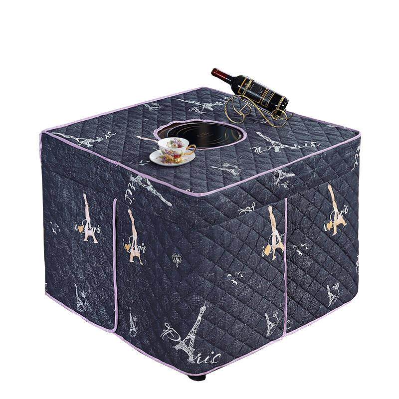 新款烤火罩电炉罩套80X80圆孔取暖炉烤火桌布罩加厚正方形烤火被,居家布艺,微波炉罩,淘宝优惠券,粉丝福利购,淘宝优惠卷