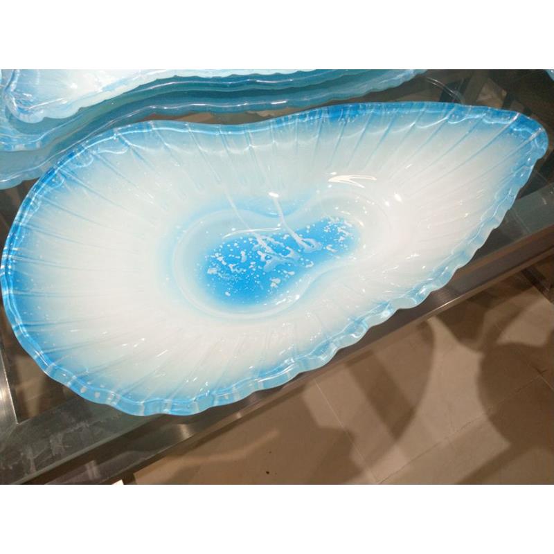 刺身盘海鲜姿造盘子创意龙虾盘三文鱼盘自助餐具果盘凉菜盘糕点盘