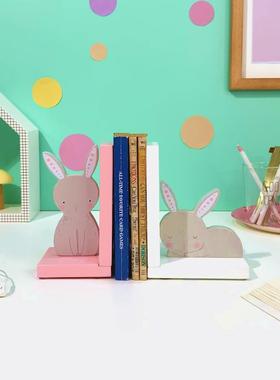 卡通可爱书挡摆件儿童书桌动物书柜装饰家居饰品书房书立书靠桌面