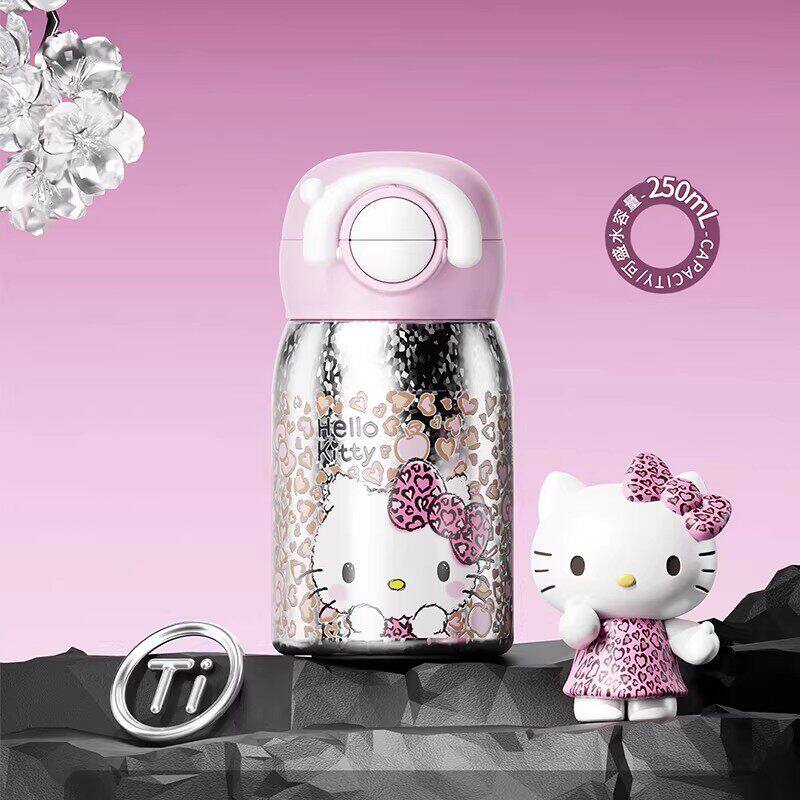英国DHWA纯钛HelloKitty保温杯2026新款生日礼物小巧便携随手杯子