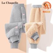 女孩加绒卫裤 英国Next 长裤 儿童一体绒裤 rtxr女童羊羔绒裤 子冬季