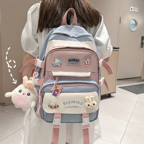 netx sara女童书包小学生一三到六年级大容量轻便减负女孩背包新