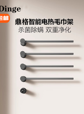 Dinge鼎格智能温控极简电热毛巾架暗装碳纤维加热入墙式烘干浴巾