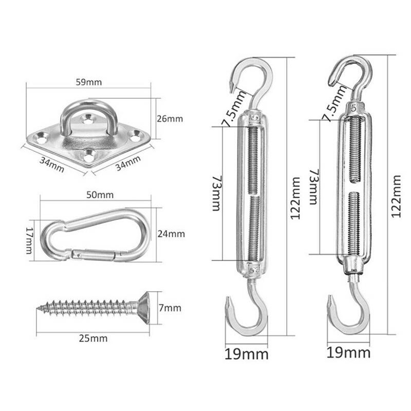 幕遮帆天不锈钢配件户外阳帆花篮阳安装套装螺丝菱形门扣BRL五金 搬运/仓储/物流设备 脚手架 原图主图