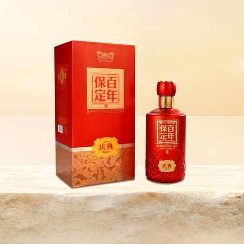 百年堡定38度百年保定庆典浓香型纯粮优级白酒【整箱6瓶发货】