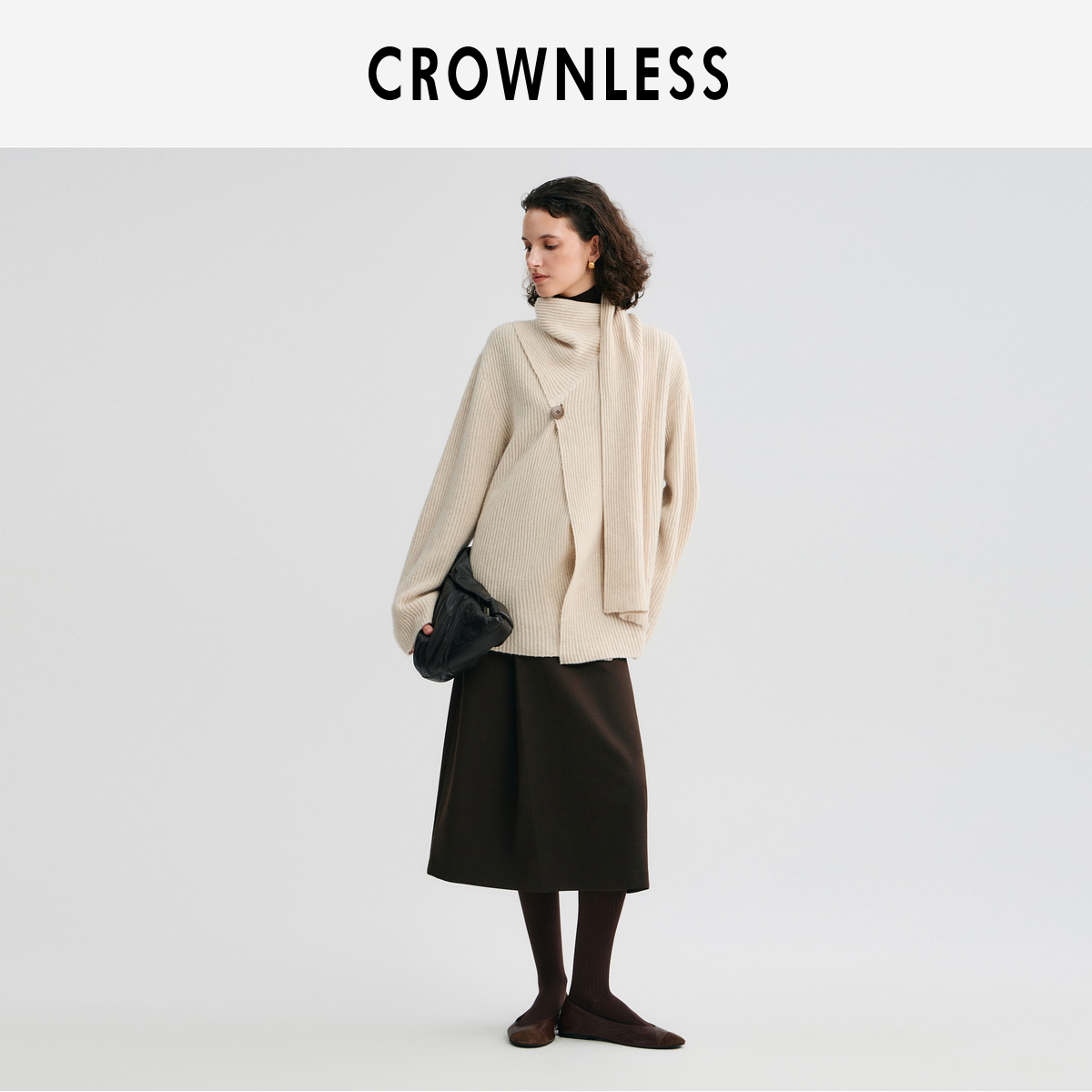 交叠落差腰 不易皱里布 侧缝YKK拉链