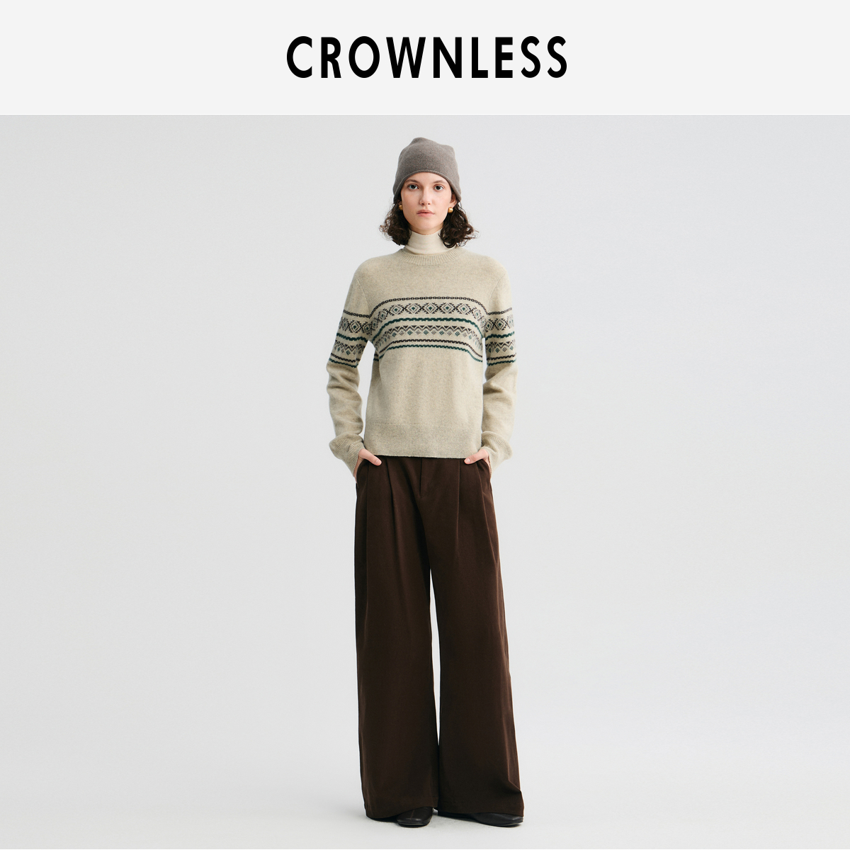 水洗磨毛棉 顺色粗线 立体双褶皱