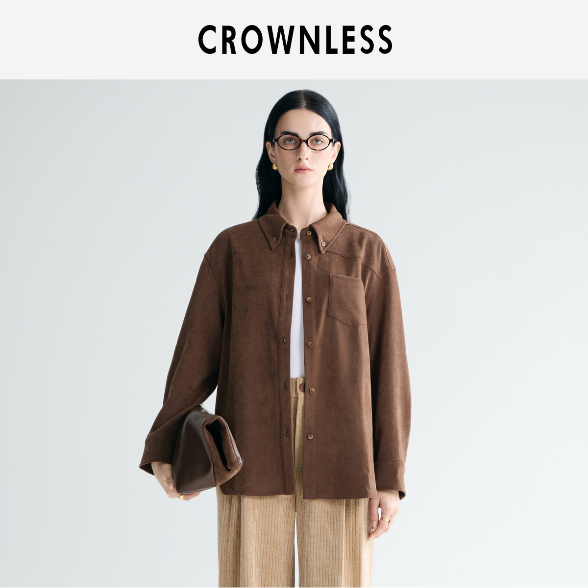 OVERSIZE版型 剪刀领 立挺有型 垂落有型