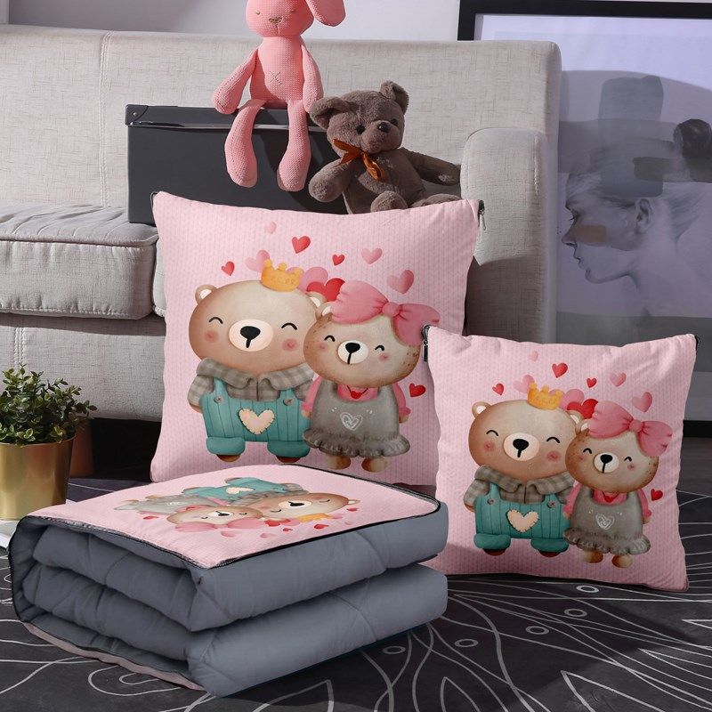 新抱枕被子两用加厚空调毯子午睡办公室枕头被汽车载X靠枕折叠二,居家布艺,抱枕被,淘宝优惠券,粉丝福利购,淘宝优惠卷