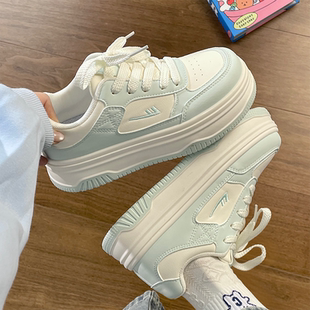 回力厚底小白鞋女2026春季新款韩系百搭初中生潮流休闲运动板鞋子