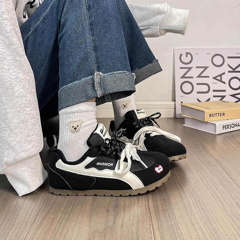 回力原创苹果刺绣德训鞋