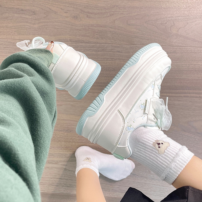 回力小个子增高厚底不撞款小白鞋