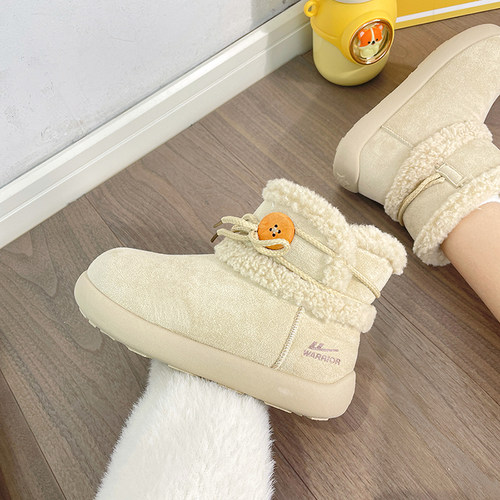 回力2025冬季新款加厚加绒雪地靴