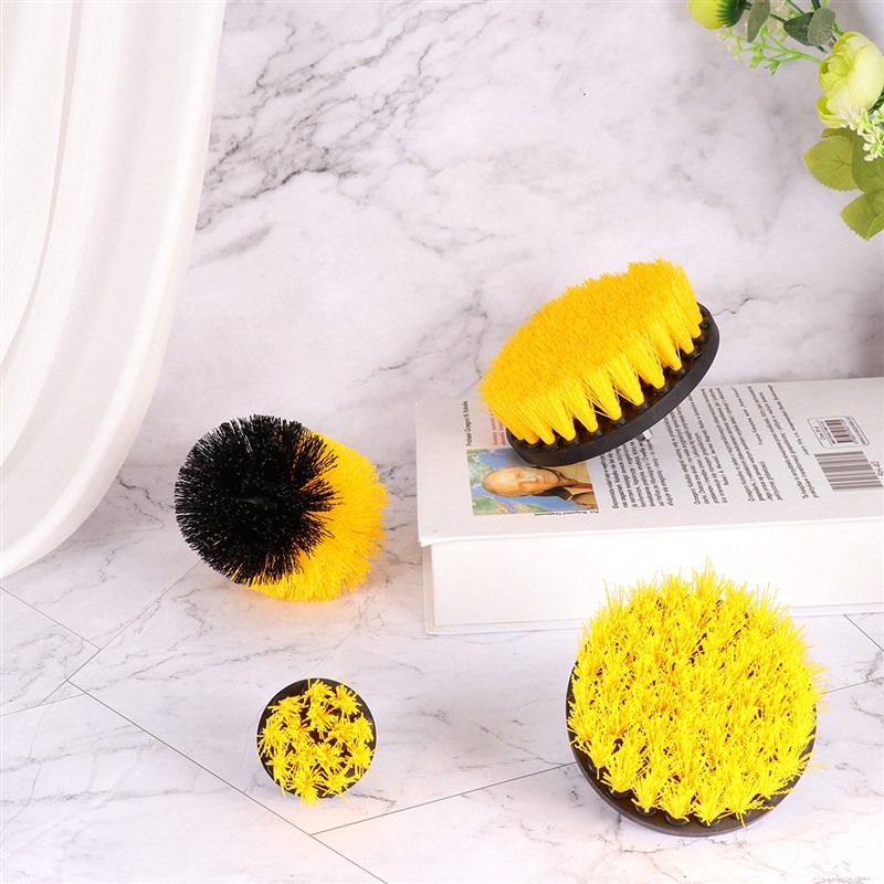 电动清洁刷 4/22pcs电钻刷汽车美容浴缸清洗工具电钻刷头现货