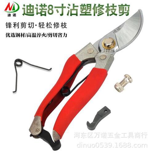 迪诺沾塑柄果树修枝剪园林园艺果枝剪树枝剪刀sk5手剪果树剪子