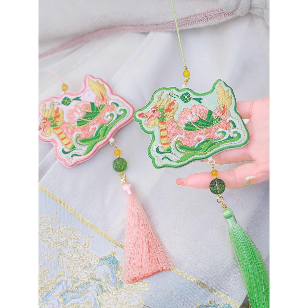 中秋节香囊香包空袋刺绣挂脖荷包古风汉服随身艾草桂花驱蚊车挂件