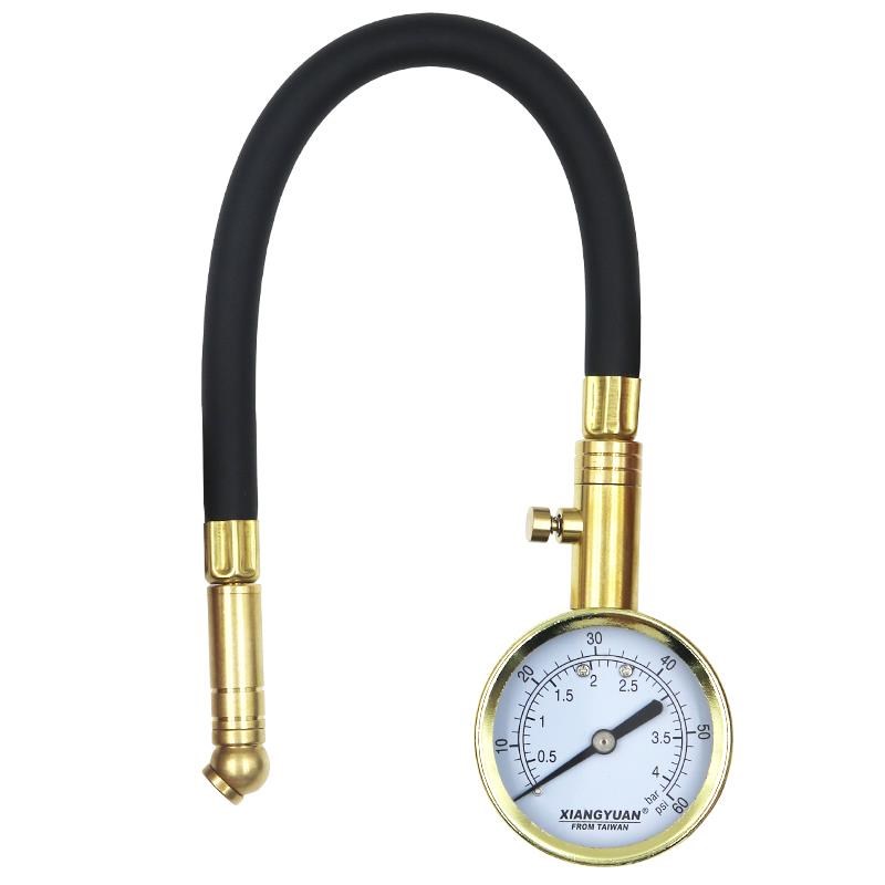 高精度汽车胎压表纯铜胎压计金属机C械式轮胎气压表数显胎压监测