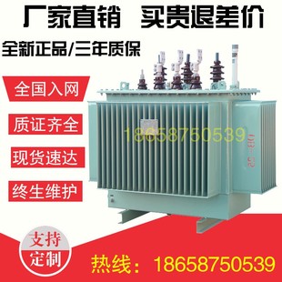 S11-M-50KVA油浸式电力变压器10KV/100/160/200/250/315/400KWs13