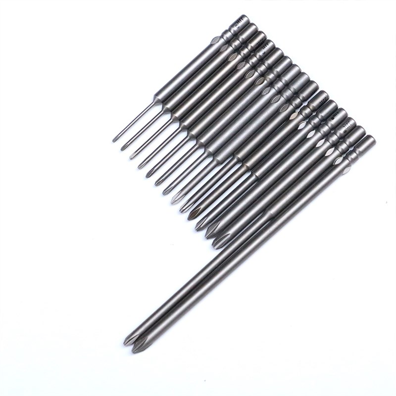 台湾技友电动螺丝刀头 800电批头 4*60十字电批咀 4ZMM起子头