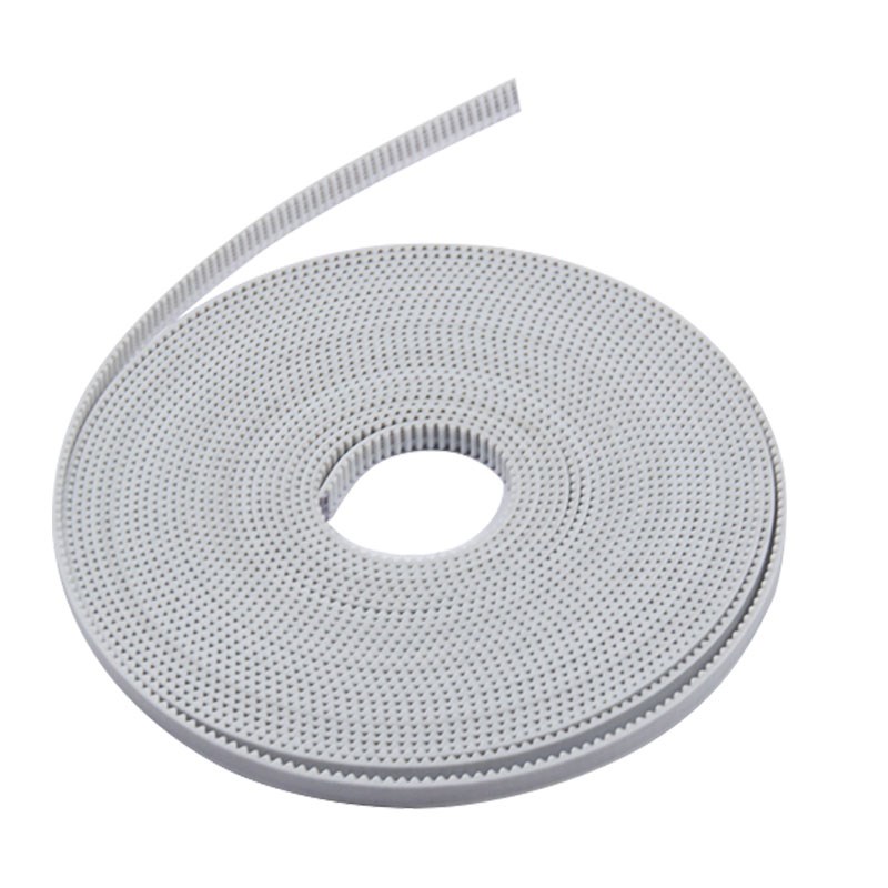 同拓3D打印机配件 聚氨酯2GT白色同步带 6mm 开口 PU传动同步皮带