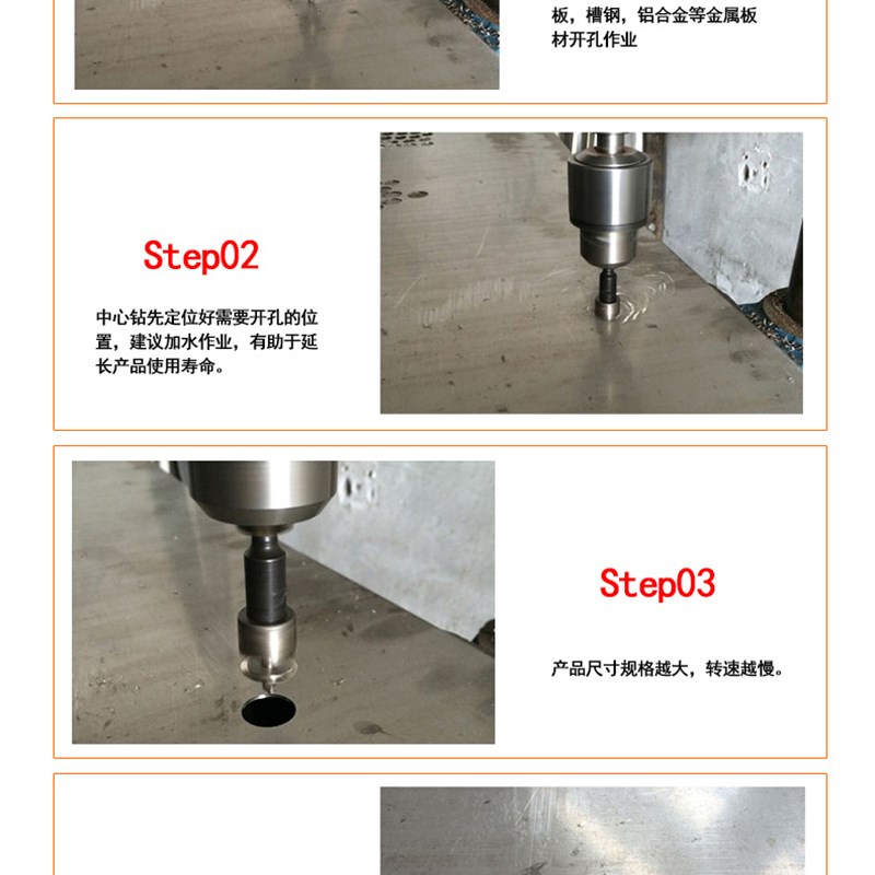 全磨高速钢开孔器 金属铁板打孔钻头12-13-14-16.5-18.5-22-25MM