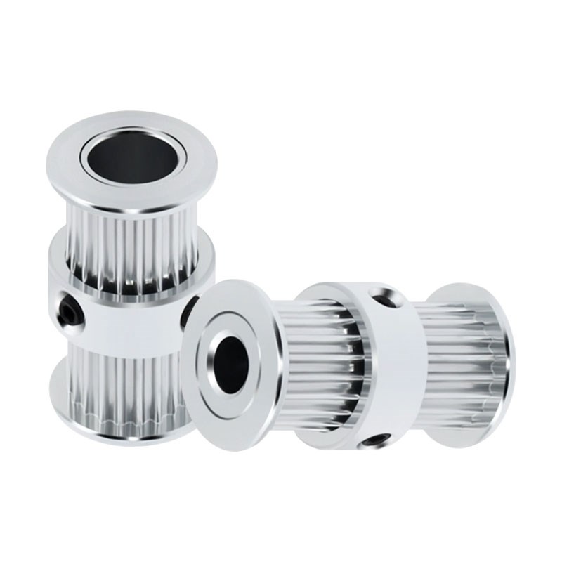 3D打印机配件 2GT双头连体同步轮皮带轮滑轮20齿轮传动轮 带宽6m