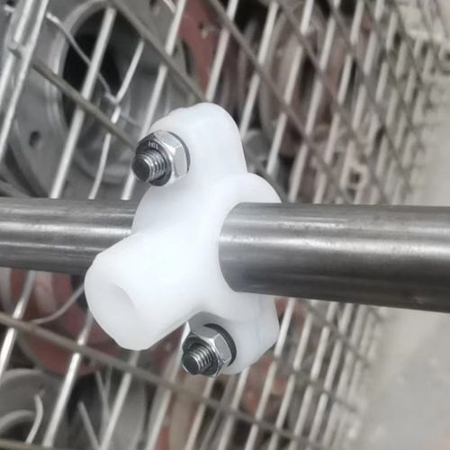 沃得锐龙收割机配件改装伸缩杆三通支座新款上螺丝免拆轴橡胶导套