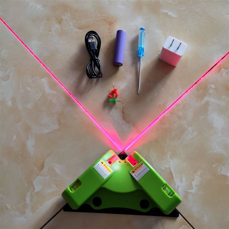 新款激光直角接地线仪高精度红外线多功能水平直角尺90度角尺水平