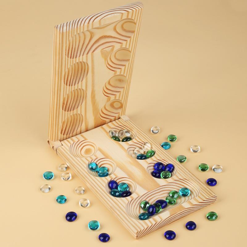 益智力逻辑思维非洲宝石棋颗粒归仓训练儿童玩具亲子互动桌面游戏