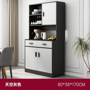家用餐厅厨房收纳置物餐边柜餐桌一体客厅轻奢简易酒柜茶水储物柜