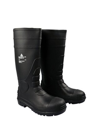 代尔塔301407劳保鞋劳保鞋防化工作防砸防扎耐酸碱油田高筒靴子