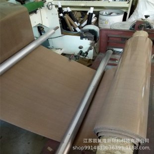 厂家供应制袋机特氟龙高温布白色脱模布热转印高温布制袋机烫布