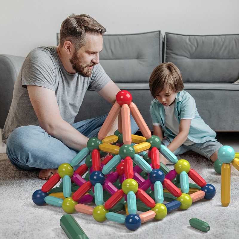 百变磁力棒幼儿童积木拼装益智宝宝6早教1磁铁3岁2男孩5女孩4玩具