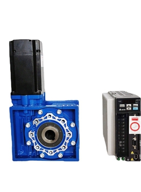 格瓦定制8弧分蜗轮减速机 伺服电机直连NMRV040~150蜗轮减速机