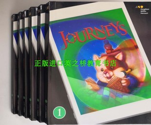 2017版 美国小学英语教材Journeys  common core  学生用书Grade GK到G6年级精装 正版进口 美国德州英语学生用