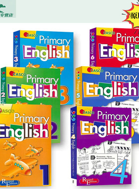 新加坡小学英语教辅 语言技能综合练习 语法 阅读 词汇 完型 听力 备考 AEIS考试 新加坡Casco出版