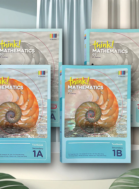 新加坡数学初中教材 Think Mathematics 课本和练习册 英文原版 培优专用 公立学校教材 新版 78910年级 国外教材 英文原版