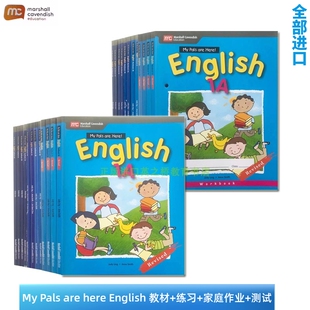 Pals 教材TEXTBOOK和练习册WORKBOOK备考AEIS考试 正版 English 新加坡版 here 进口新加坡小学英语教材 are