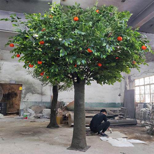 仿真茶树定制大型人造假绿植造景室内软装装饰树仿真小树工厂