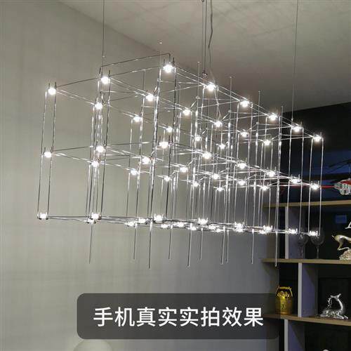 满天星光立方吊灯客厅酒店大堂会所售楼部沙盘洽谈区工程制定大灯