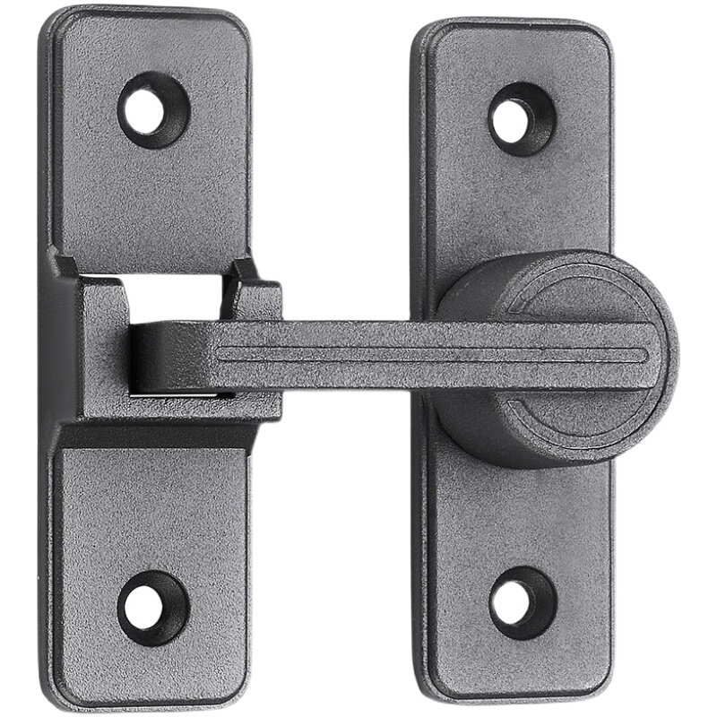 免打孔门扣90度卫生间锁神器推拉门锁房门移门锁扣搭扣插销式门栓