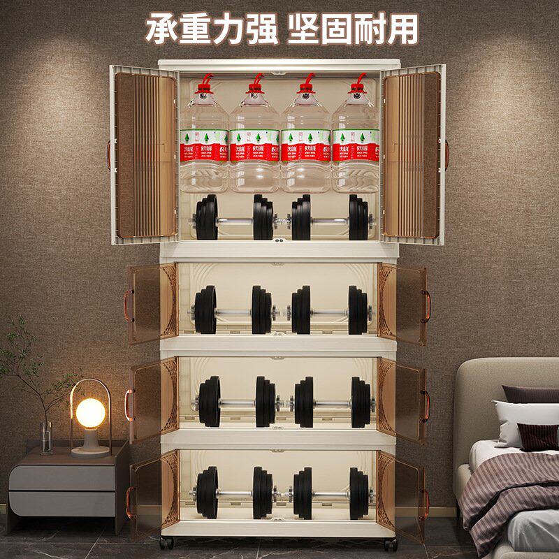 婴儿专用简易家用卧室整理箱宝宝衣柜儿童收纳柜折叠免安装储物柜